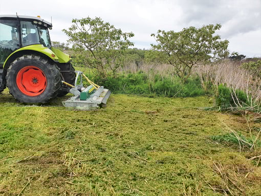 Major Cyclone Topper Shredder Vegetation Control