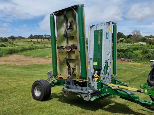 Major Swift Roller Mower Wings folded up