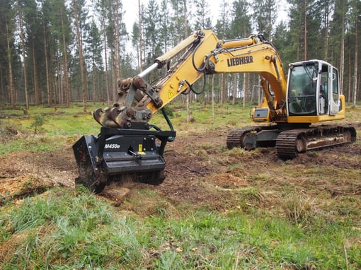 Prinoth AHWI Digger Forestry Mulcher Fixed Tooth