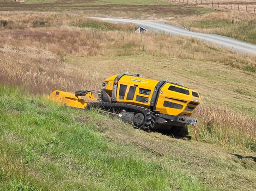 McConnel Remote Controlled Slope Mulcher 60hp T600