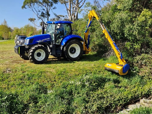 Bomford B81-81 reach arm mower in Wellington