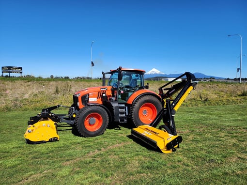 McConnel front and rear mowers in Taranaki